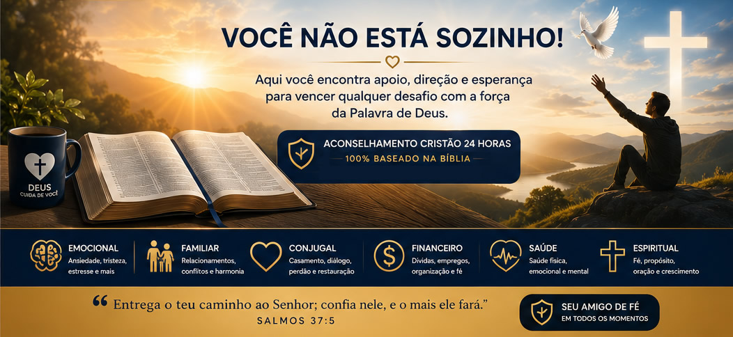 Amigo Cristão — Aconselhamento e apoio cristão baseado na Palavra de Deus